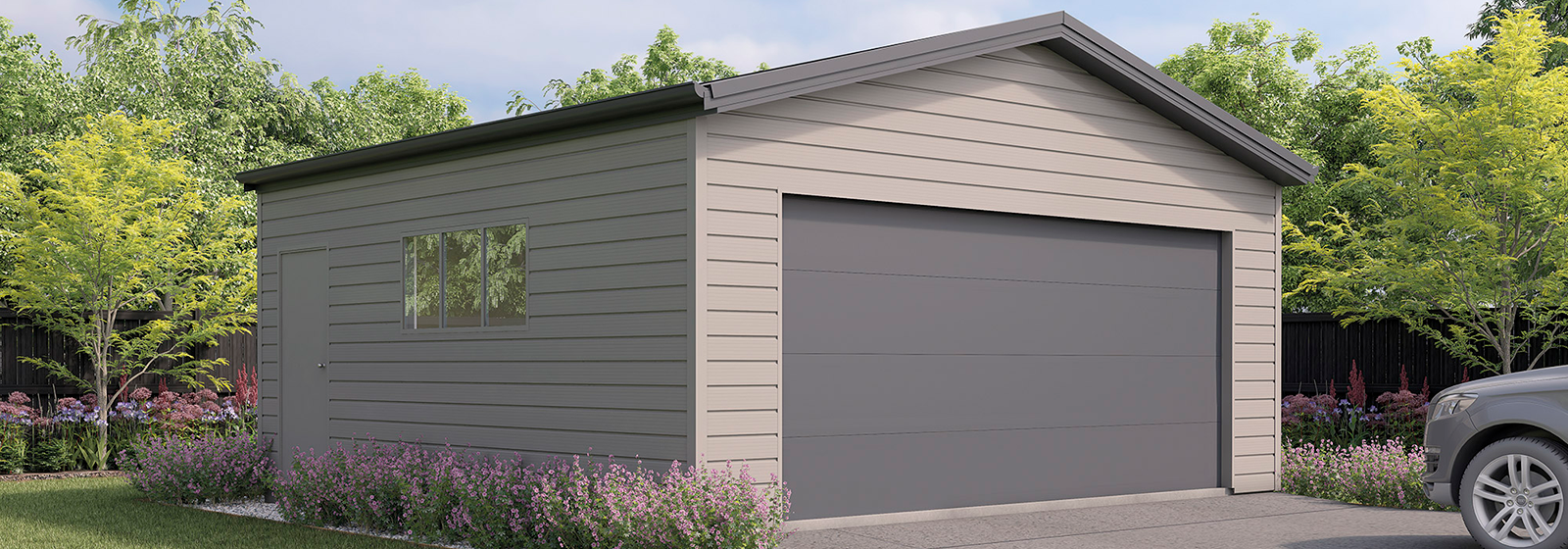 double garage 6x6x2.4 1